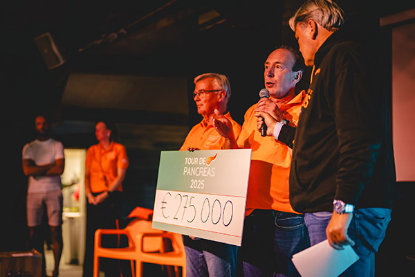 Deelnemers Tour de Pancreas 2025 halen ruim € 275.000 op voor baanbrekend onderzoek tegen alvleesklierkanker