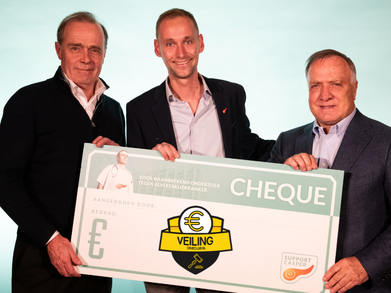 Win-win voor de sportclub en Support Casper met ‘Veiling op je club’